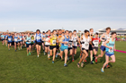 Senior mens North Eastern Cross Country, Redcar. Photo:  David T. Hewitson/Sports for All Pics